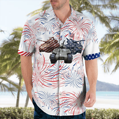 4Th Of July Hawaiian Shirts, Sherman 4Th Of July Hawaiian Shirts
