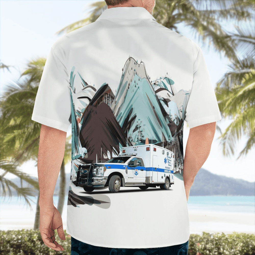 4Th Of July Hawaiian Shirts, Stamford, Connecticut, Stamford Ems Hawaii Shirts