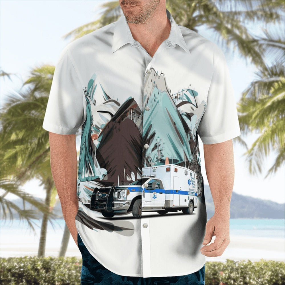 4Th Of July Hawaiian Shirts, Stamford, Connecticut, Stamford Ems Hawaii Shirts