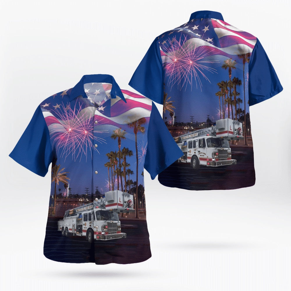 4Th Of July Hawaiian Shirts, Thibodaux Volunteer Fire Department Hawaii Shirts