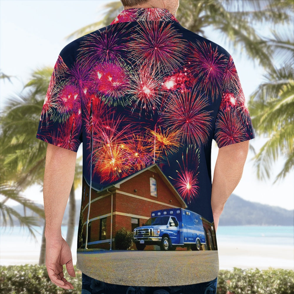 4Th Of July Hawaiian Shirts, Town Of Abingdon, C-Trans Medical Services Hawaii Shirts