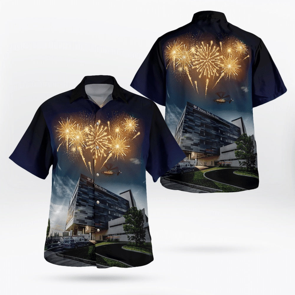 4Th Of July Hawaiian Shirts, University Of Pennsylvania Health System Hawaii Shirts