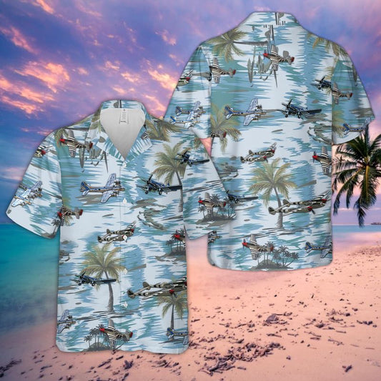 4Th Of July Hawaiian Shirts, Us Air Craft 4Th Of July Hawaiian Shirt, Military Aloha Shirts