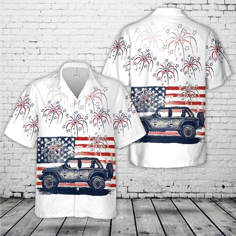 4Th Of July Hawaiian Shirts, Us Flag Jp 4Th Of July Hawaiian Shirt, Military Aloha Shirts