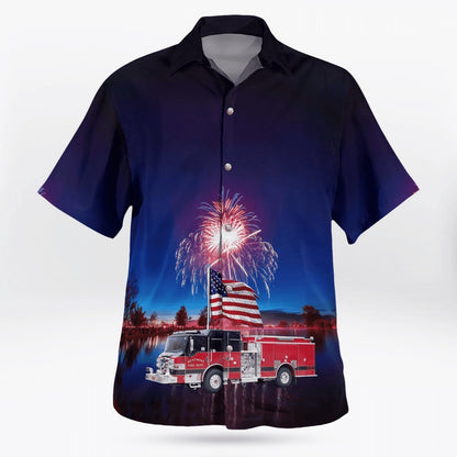 4Th Of July Hawaiian Shirts, Westmont, Illinois, Westmont Fire Department Hawaii Shirts