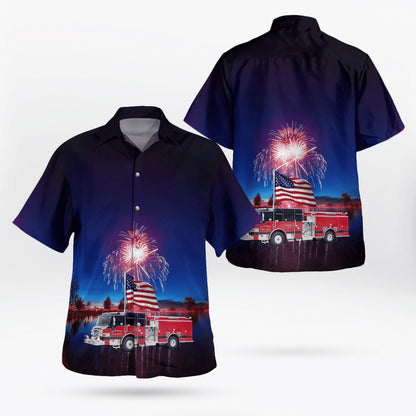 4Th Of July Hawaiian Shirts, Westmont, Illinois, Westmont Fire Department Hawaii Shirts