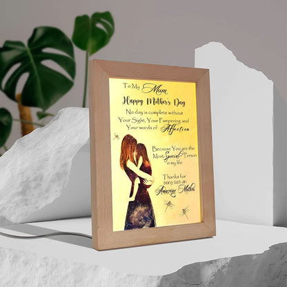 5 To My Mum Frame Lamp Mother's Day Frame Lamp, Mother's Day Night Light, Best Mom Ever, Gift For Mom