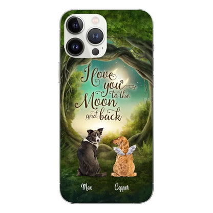 Custom Phone Case For Pet Lovers - Unique Gift With Personalized Pets, Name - Dogs Cats In The Forest