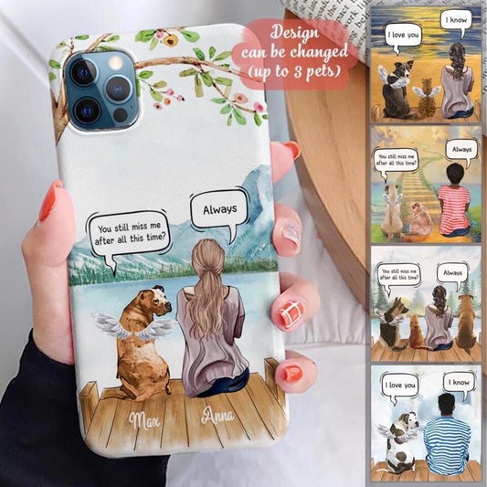 Personalized - Mom's Conversation with Pets - Up to 3 Pets Phone Case