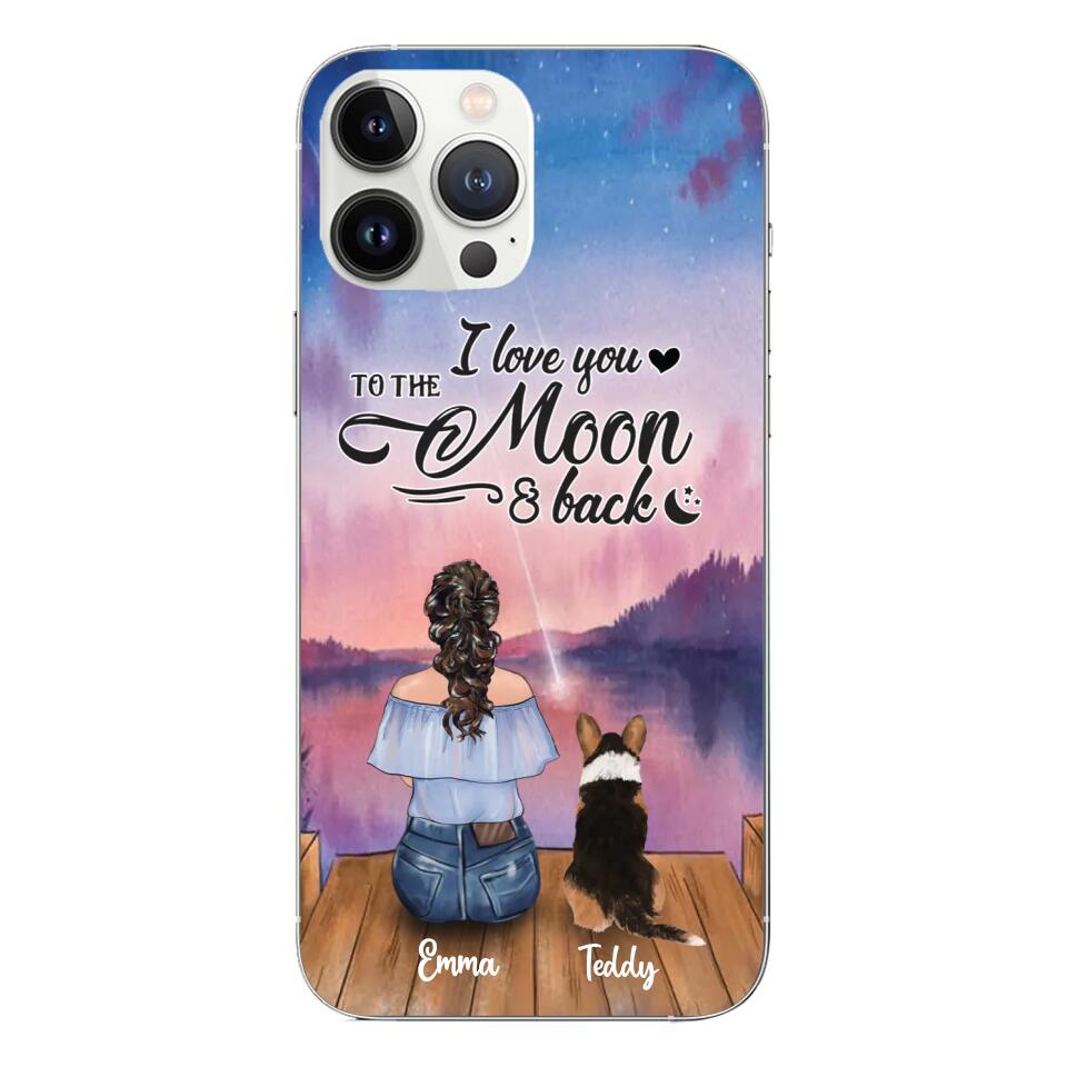 Custom Phonecase For Pet Lovers -  Best Gift with Personalized Names, Dogs, Cats - Up To 4 Pets Dogs Cats - I'm Always With You
