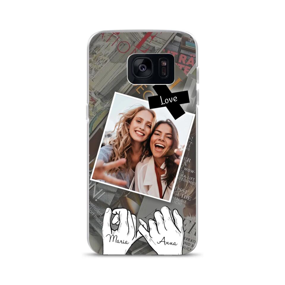Personalized Phone Case for Friend anniversary gift with your own photos (up to 4 photos)