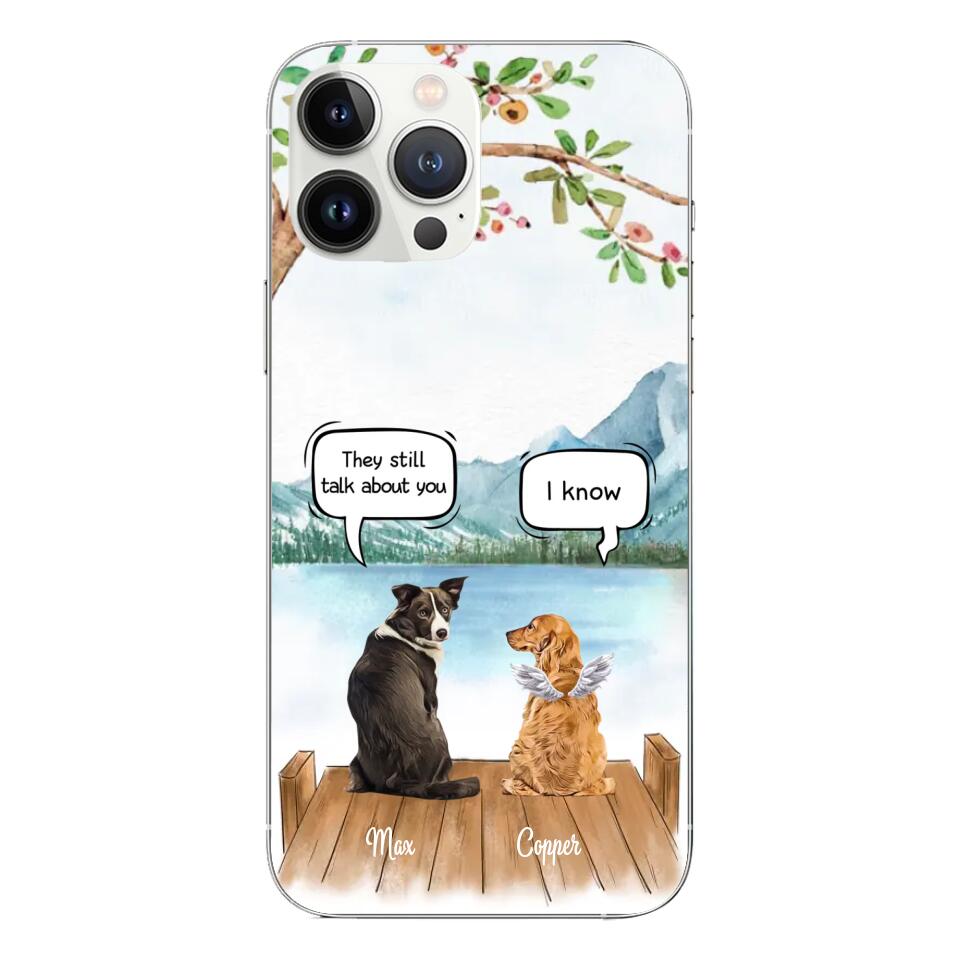 Personalized - Pets Conversation - Choose up to 4 Dogs, Cats, Rabbits Phone Case