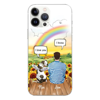 Personalized Mom's Conversation with Pets - Choose up to 3 Pets Phone Case