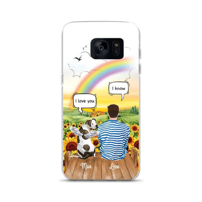 Personalized Mom's Conversation with Pets - Choose up to 3 Pets Phone Case