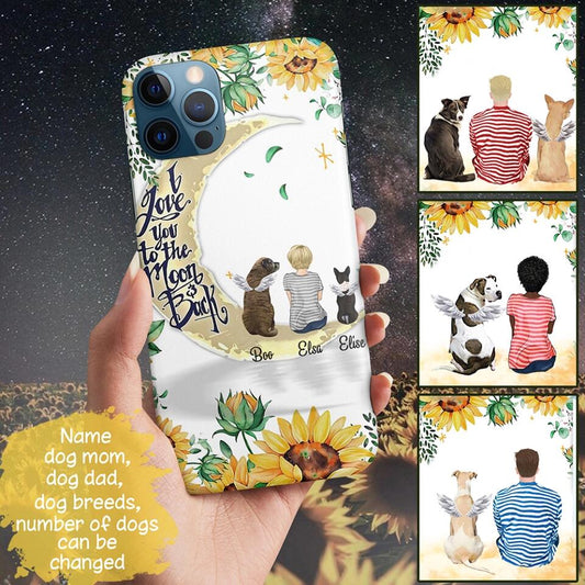 Custom Phone Case For Pet Lovers - Best Gift With Personalized Pets - Mom With Dogs