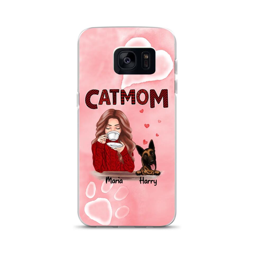 Belgian Malinois Custom Phone Case Dog Mom For Pet Lovers - Best Gift With Personalized Names Dogs Cats - Case For iPhone Samsung