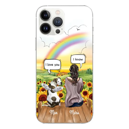 Personalized Phone Cases - Amazing Gift With Personalized Names, Pets - Mom's Conversation with Pets - Up To 3 Pets/Dogs/Cats