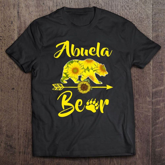 Abuela Bear Sunflower Gift Funny Mothers Day Mom And Aunt T Shirt, Mother's Day Shirt, Gift For Mom, Shirt For Mom