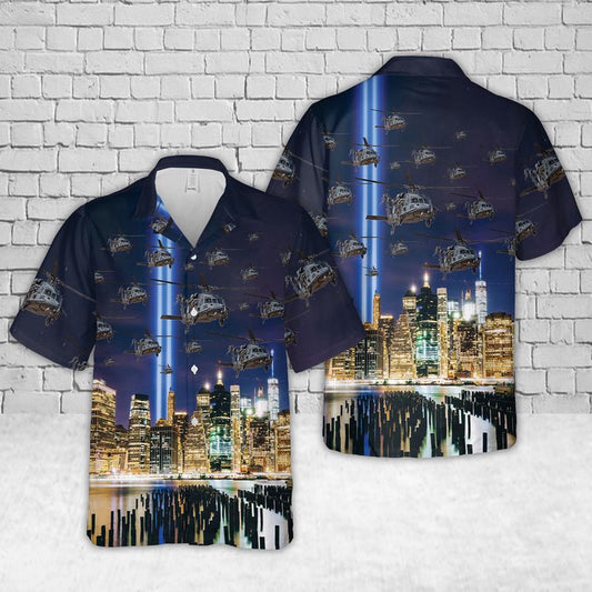 Air Force Hawaiian Shirt, HH-60G Pave Hawks of the 106th Rescue Wing New York Air National Guard Hawaiian Shirt, Airplane Hawaiian Shirt