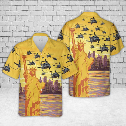 Air Force Hawaiian Shirt, HH-60G Pavehawk New York Air National Guard Hawaiian Shirt, Airplane Hawaiian Shirt, Military Aloha Shirts