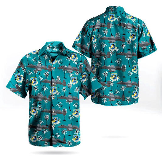 Air Force Hawaiian Shirt, Indiana Air National Guard 122nd Fighter Wing Fairchild A-10C Thunderbolt II Hawaiian Shirt, Airplane Hawaiian Shirt
