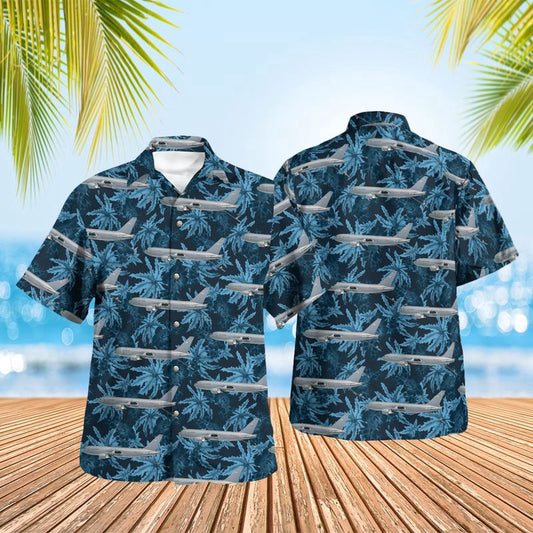 Air Force Hawaiian Shirt, New Hampshire Air National Guard 157th Air Refueling Wing Boeing KC-46A Pegasus Hawaiian shirt, Airplane Hawaiian Shirt