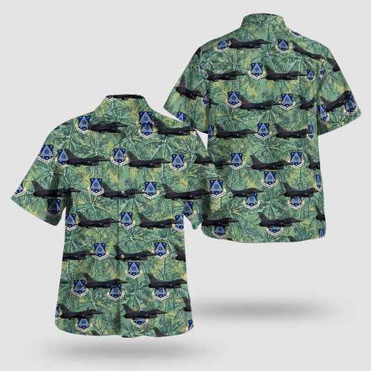 Air Force Hawaiian Shirt, Ohio Air National Guard 180th Fighter Wing Block 42 F-16CD Fighting Falcon Hawaiian Shirt, Airplane Hawaiian Shirt