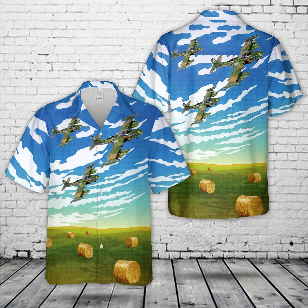Air Force Hawaiian Shirt, US Air Force A-37B Dragonfly Vietnam war Hawaiian Shirt, Airplane Hawaiian Shirt, Military Aloha Shirts