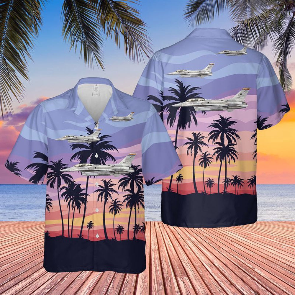 Air Force Hawaiian Shirt, US Air Force Arizona Air National Guard 162d Fighter Wing 148th Fighter Squadron Hawaiian Shirt