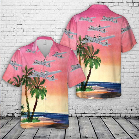 Air Force Hawaiian Shirt, US Air Force B-29 Superfortress Bockscar Hawaiian Shirt, Airplane Hawaiian Shirt, Military Aloha Shirts