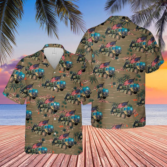 Air Force Hawaiian Shirt, US Air Force BGM-109G Gryphon Hawaiian Shirt, Airplane Hawaiian Shirt, Military Aloha Shirts