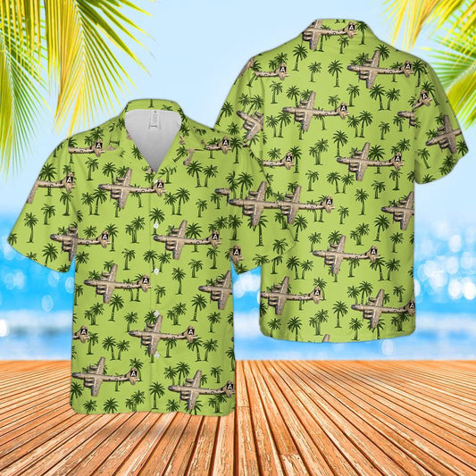 Air Force Hawaiian Shirt, US Air Force Boeing B-29 Superfortress Of World War 2 Hawaiian Shirt, Airplane Hawaiian Shirt, Military Aloha Shirts