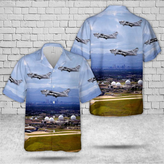 Air Force Hawaiian Shirt, US Air Force Colorado Air National Guard 120th TFS, 140th TFW A-7D Corsair II Hawaiian Shirt, Airplane Hawaiian Shirt