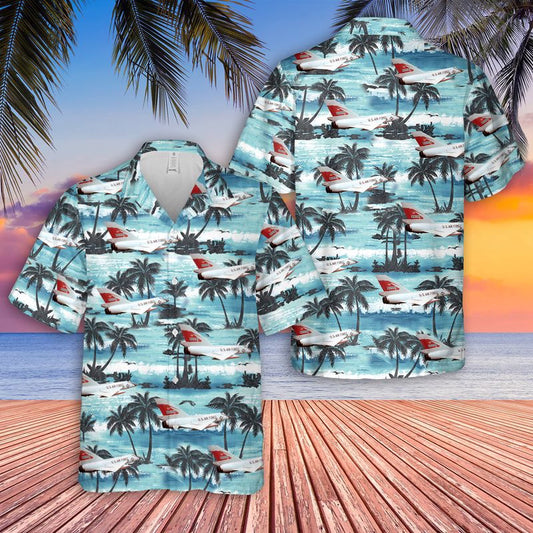 Air Force Hawaiian Shirt, US Air Force F-106A of the 87th FIS Hawaiian Shirt, Airplane Hawaiian Shirt, Military Aloha Shirts