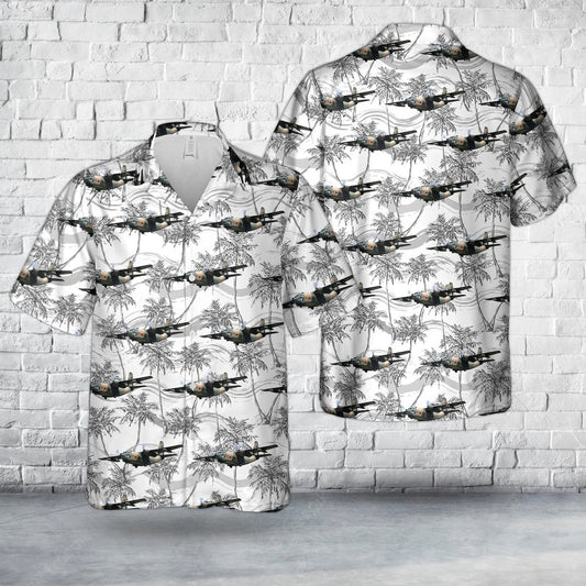 Air Force Hawaiian Shirt, US Air Force Fairchild C-123K Provider Thunder Pig sn 54-664 Hawaiian Shirt, Airplane Hawaiian Shirt, Military Aloha Shirts