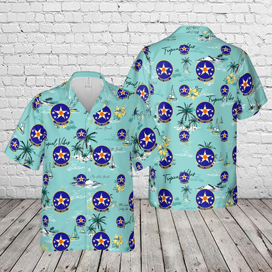 Air Force Hawaiian Shirt, US Air Force Georgia Air National Guard 224th Joint Communications Support Squadron (224th JCSS) Hawaiian Shirt