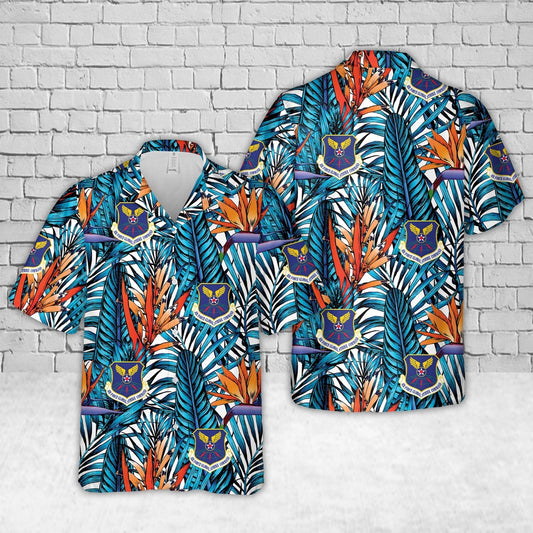 Air Force Hawaiian Shirt, US Air Force Global Strike Command (AFGSC) Hawaiian Shirt, Airplane Hawaiian Shirt, Military Aloha Shirts