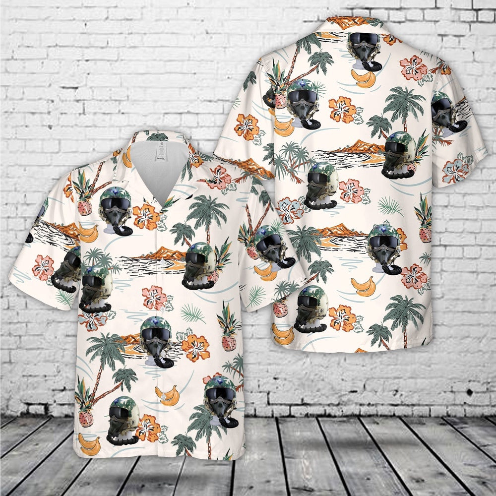 Air Force Hawaiian Shirt, US Air Force HGU-2AP 469th TFS THAILAND 1965 Hawaiian Shirt, Airplane Hawaiian Shirt, Military Aloha Shirts