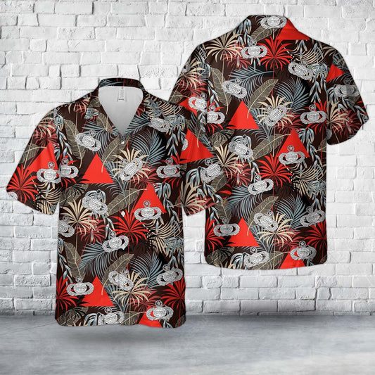 Air Force Hawaiian Shirt, US Air Force Master Intelligence Badge Hawaiian Shirt, Airplane Hawaiian Shirt, Military Aloha Shirts