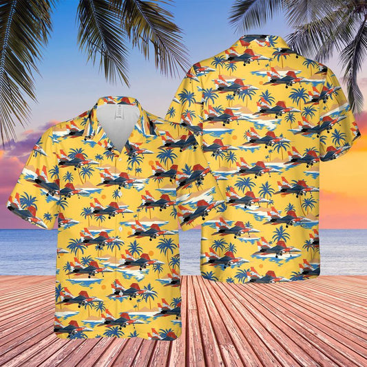 Air Force Hawaiian Shirt, US Air Force McDonnell Douglas F-15A (SN 71-0280) The First Prototype Hawaiian Shirt, Airplane Hawaiian Shirt