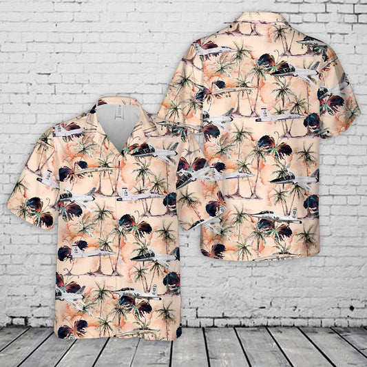 Air Force Hawaiian Shirt, US Air Force Northrop T-38 Talon Hawaiian Shirt, Airplane Hawaiian Shirt, Military Aloha Shirts