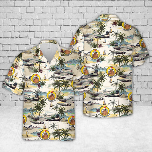 Air Force Hawaiian Shirt, US Air Force OA-37B Dragonfly aircraft from the 169th Tactical Air Support Squadron Hawaiian Shirt, Airplane Hawaiian Shirt