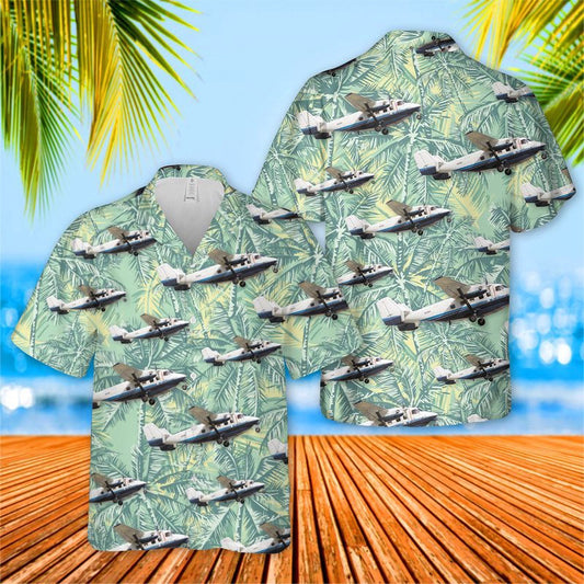 Air Force Hawaiian Shirt, US Air Force PZL-Mielec M-28 Skytruck Hawaiian Shirt, Airplane Hawaiian Shirt, Military Aloha Shirts