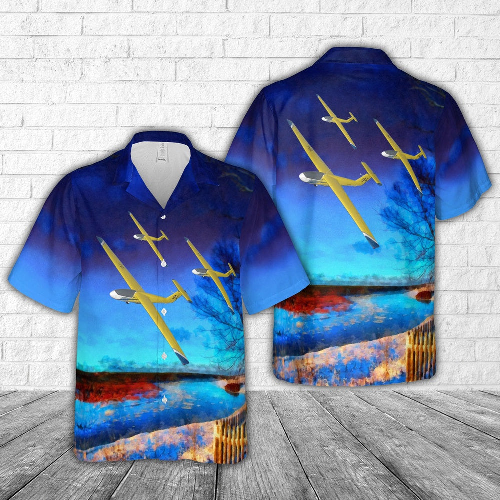 Air Force Hawaiian Shirt, US Air Force TG-10 Hawaiian Shirt, Airplane Hawaiian Shirt, Military Aloha Shirts
