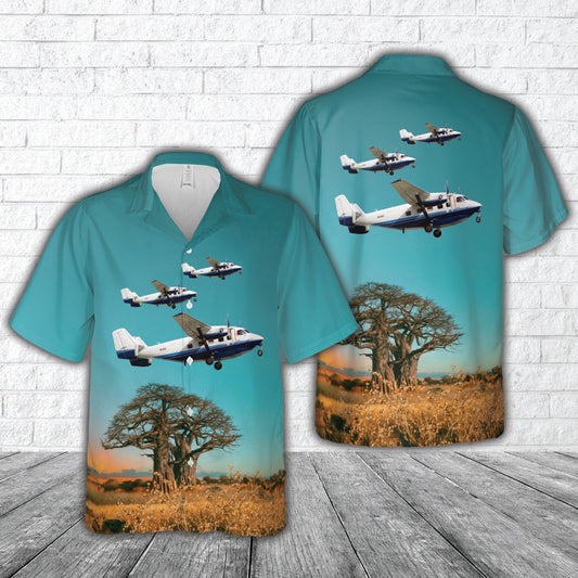 Air Force Hawaiian Shirt, US Air Force (USAF) PZL-Mielec M-28 Skytruck Hawaiian Shirt, Airplane Hawaiian Shirt, Military Aloha Shirts