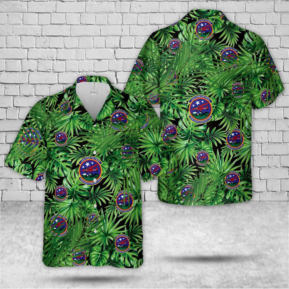 Air Force Hawaiian Shirt, US Air Force Vanguard Composite Squadron (NER-NY-390), New York Wing Civil Air Patrol Hawaiian Shirt