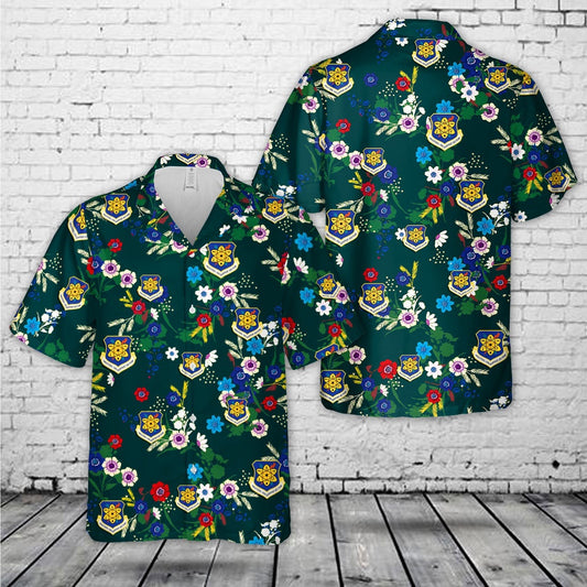 Air Force Hawaiian Shirt, US Air Force Washington Air National Guard Western Air Defense Sector (WADS) Hawaiian Shirt, Airplane Hawaiian Shirt