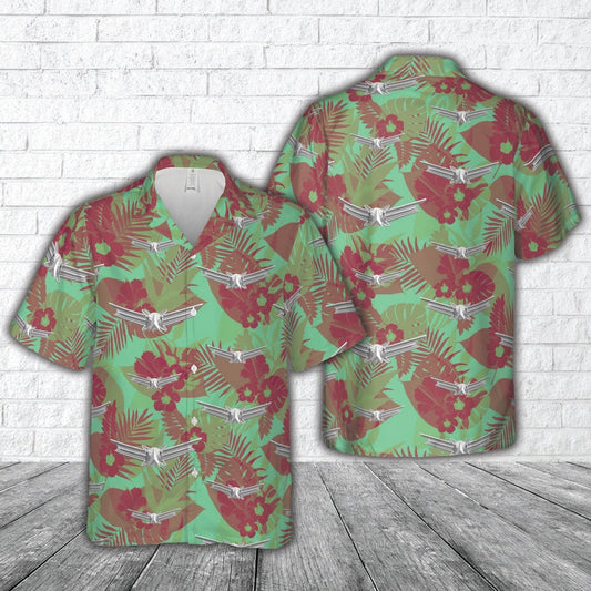 Air Force Hawaiian Shirt, US Air Force basic space operations badge Hawaiian Shirt, Airplane Hawaiian Shirt, Military Aloha Shirts