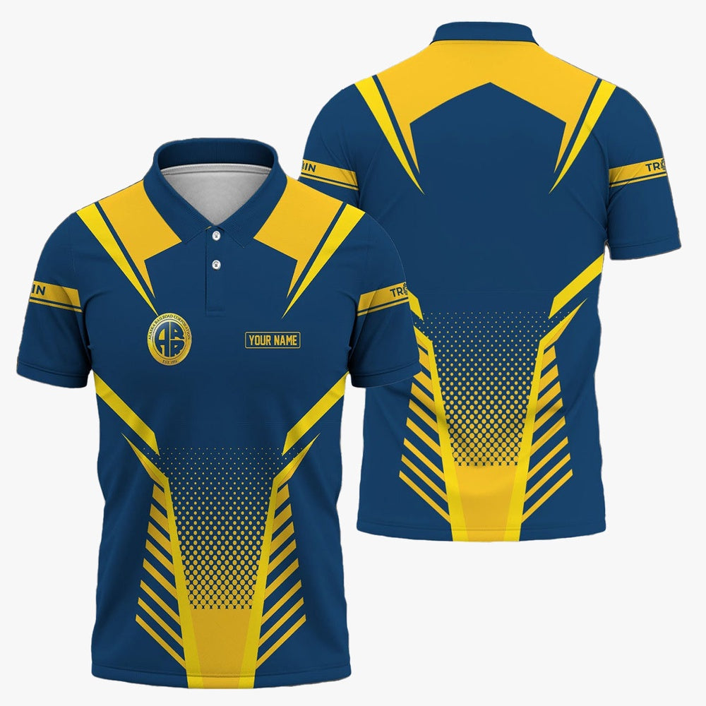 Alaska Railroad Polo Shirt, Unisex Train Polo Shirt