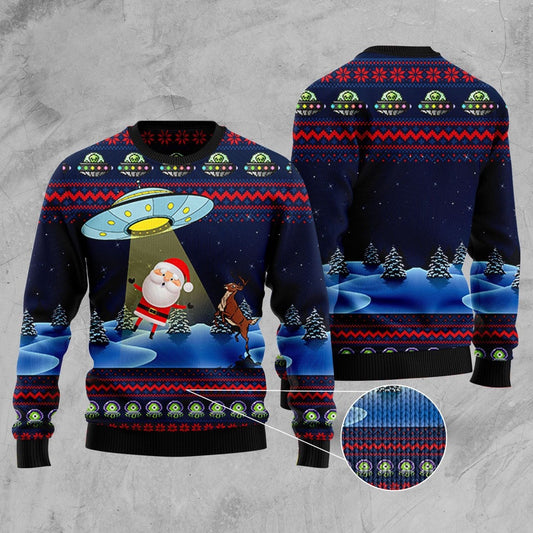 Alien Ugly Christmas Sweater, Funny Xmas Sweater, Sweater Xmas